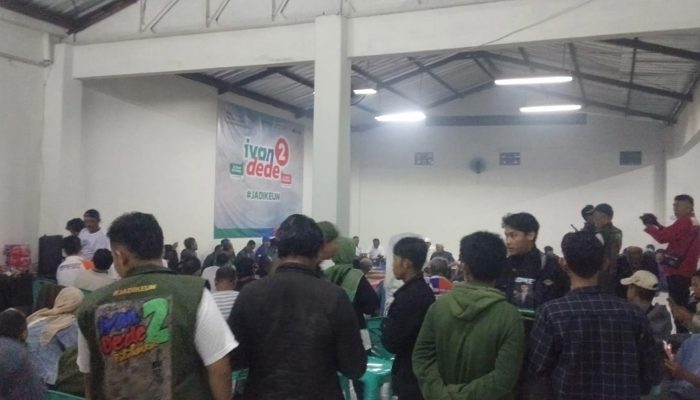 Ratusan Relawan Prabowo gibran Kota Tasik Dukung Ivan Dede