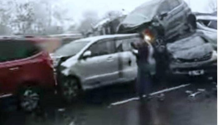 Lakalantas Ruas Tol Purbaleunyi KM 92 Wilayah Cianting Purwakarta