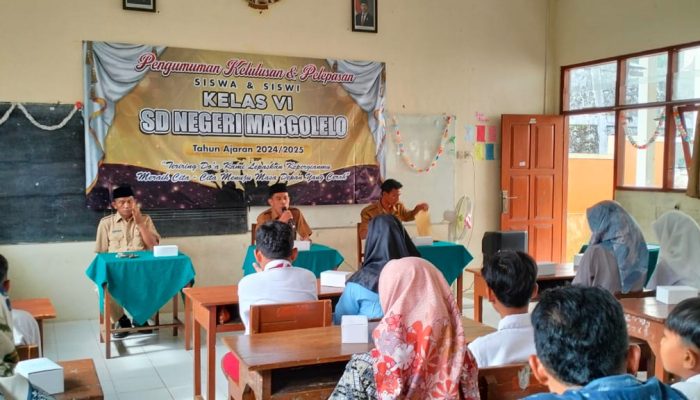 Acara Kelulusan SDN Margolelo Berlangsung Hikmad