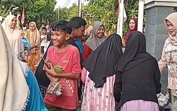 Sambut Tahun Baru Islam Penuh Makna, Warga Dusun 04 Desa Banjardawa Santuni Anak Yatim