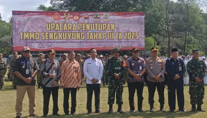 Penutupan TMMD Sengkuyung Tahap III Kodim 0711 Pemalang, Fokus Bangun Infrastruktur Desa Wanarata