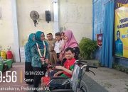 Penyaluran Bantuan Kursi Roda oleh Dinas Sosial, Diserahkan Langsung Ketua PKK Kabupaten Pemalang