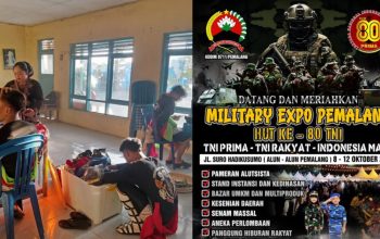 Military Expo Kodim 0711 Warnai HUT TNI ke 80 Ebeg Seni Budaya Khas Pemalang Jadi Perhatian Wisatawan Asing