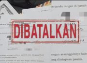 Pansel Calon Perangkat Desa Wanarata,Resmi Batalkan Surat Pernyataan Tidak Akan Menggugat Hasil Penyaringan Yang di Tetapkan Panitia
