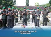 Momentum Hari Juang Kartika, Kodim 0808/Blitar Melaksanakan Ziarah Rombongan Di TMP Raden Widjaja