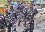 Lanal Tegal Gerak Cepat Bantu Penanggulangan Bencana Banjir Di Kawasan Wisata Guci