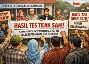 Peserta Seleksi Perangkat Desa Mengori Desak Pembatalan Hasil Ujian dan Segera Lakukan Tes Ulang