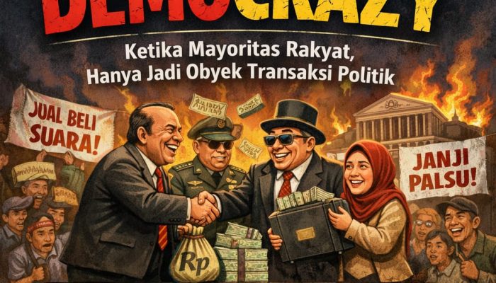 Dari Demokrasi ke “DemoCrazy”: Ketika Mayoritas Rakyat Hanya Jadi Objek Transaksi Politik