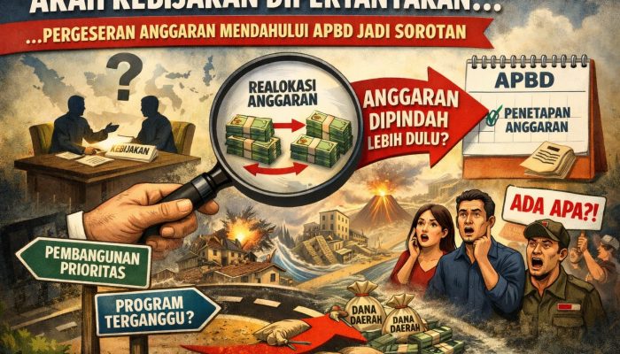 Editorial : Arah Kebijakan Dipertanyakan, Pergeseran Anggaran Mendahului Perubahan APBD Jadi Sorotan