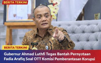 Gubernur Ahmad Luthfi Tegas Bantah Pernyataan Fadia Arafiq Soal OTT Komisi Pemberantasan Korupsi