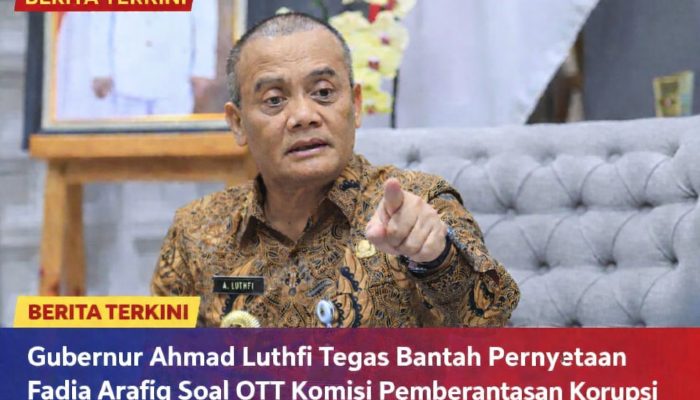 Gubernur Ahmad Luthfi Tegas Bantah Pernyataan Fadia Arafiq Soal OTT Komisi Pemberantasan Korupsi