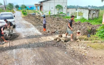 Perbaikan Gorong-gorong dan Normalisasi Drainase Dilakukan di Ruas Jalan Kalipaku–Simpur