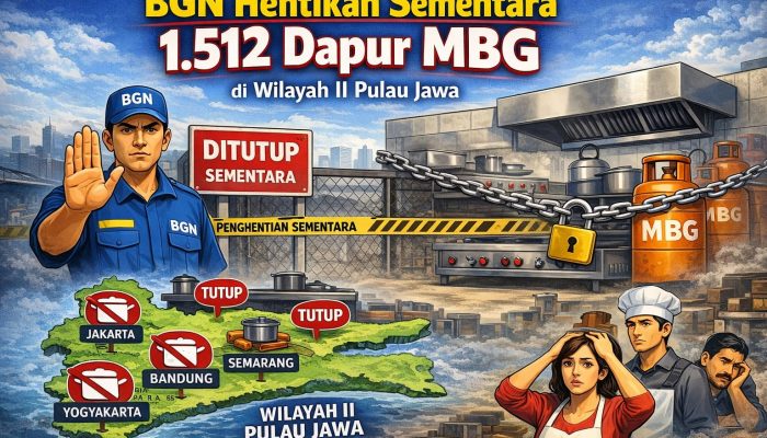 BGN Hentikan Sementara 1.512 Dapur MBG di Wilayah II-Pulau Jawa, Evaluasi Standar Operasional dan Fasilitas