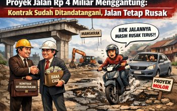 Proyek Jalan Rp 4 Miliar Menggantung: Kontrak Sudah Ditandatangani, Jalan Tetap Rusak