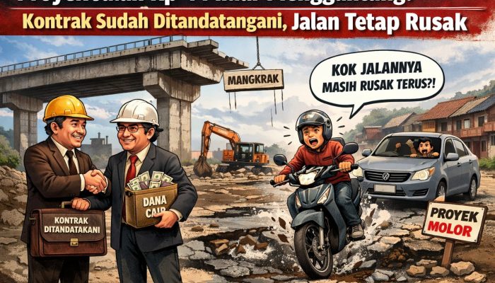 Proyek Jalan Rp 4 Miliar Menggantung: Kontrak Sudah Ditandatangani, Jalan Tetap Rusak