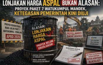 Lonjakan Harga Aspal Bukan Alasan: Proyek Paket 7 Belik – Watukumpul Belum Dikerjakan, Ketegasan Pemerintah Kini Diuji