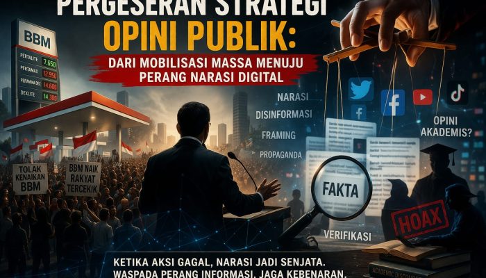 EDITORIAL : Pergeseran Strategi Opini Publik , Dari Mobilisasi Massa Menuju Perang Narasi Digital