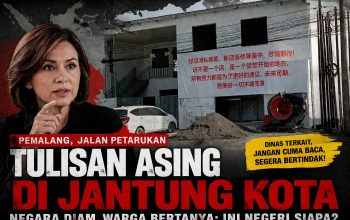 Tulisan Asing Tak Jauh dari Exit Tol Pemalang : Ketika Nasionalisme Diuji oleh Sebuah Dinding
