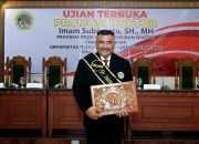 Dr. Imam Subiyanto Raih Gelar Doktor Ilmu Hukum dengan Predikat Cum Laude, Tegaskan Komitmen Akademik untuk Penegakan Hukum