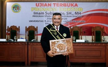 Dr. Imam Subiyanto Raih Gelar Doktor Ilmu Hukum dengan Predikat Cum Laude, Tegaskan Komitmen Akademik untuk Penegakan Hukum