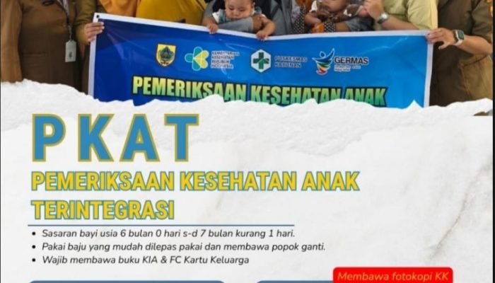 Puskesmas Kabunan Gelar Pemeriksaan Kesehatan Anak Terintegrasi untuk Bayi Usia 6–7 Bulan