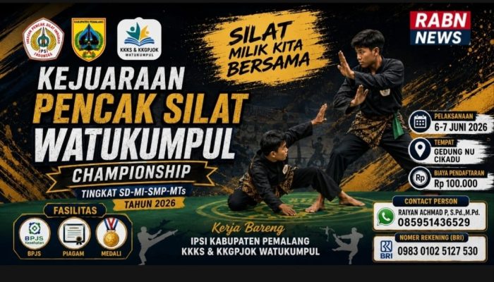 Kejuaraan Pencak Silat Watukumpul Championship 2026 Siap Digelar, Jadi Ajang Pembinaan Atlet Muda Pemalang