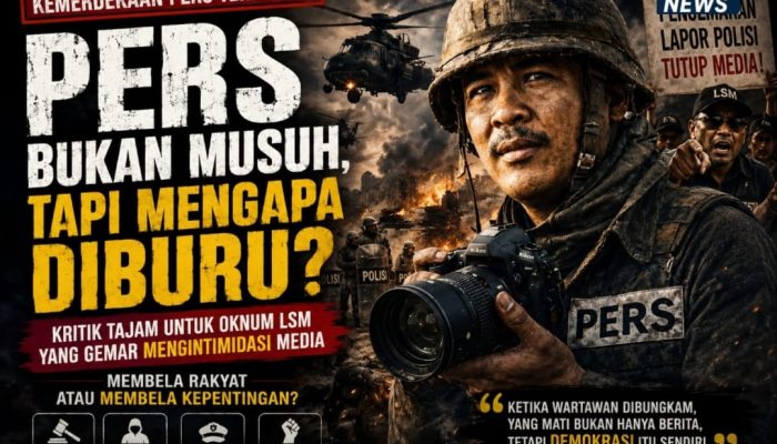 Pers Bukan Musuh, Tapi Mengapa Diburu? Kritik Tajam untuk Oknum LSM yang Gemar Mengintimidasi Media — Membela Rakyat atau Membela Kepentingan?