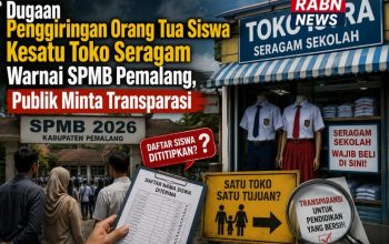 Dugaan Penggiringan Orang Tua Siswa Kesatu Toko Seragam Warnai SPMB Pemalang ,Publik minta Transparansi