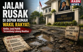 Jalan Rusak di Depan Rumah Wakil Rakyat: Ketika Janji Politik Tersandung Lubang Realitas