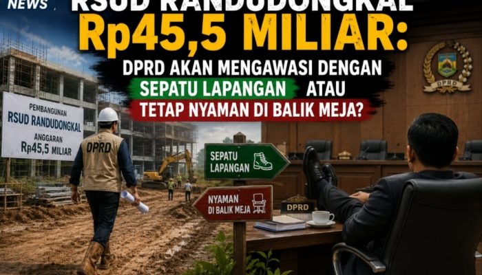 RSUD Randudongkal Rp45,5 Miliar: DPRD Akan Mengawasi dengan Sepatu Lapangan atau Tetap Nyaman di Balik Meja?