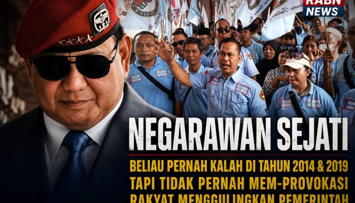 Agus Winarno: Prabowo Subianto Tunjukkan Sikap Negarawan Sejati dalam Demokrasi Indonesia