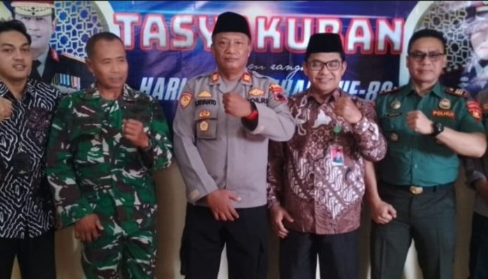 Tasyakuran HUT Bhayangkara ke-80, Polsek Bawang Teguhkan Komitmen Pelayanan Humanis dan Presisi