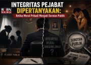 Integritas Pejabat Dipertanyakan: Ketika Moral Pribadi Menjadi Sorotan Publik
