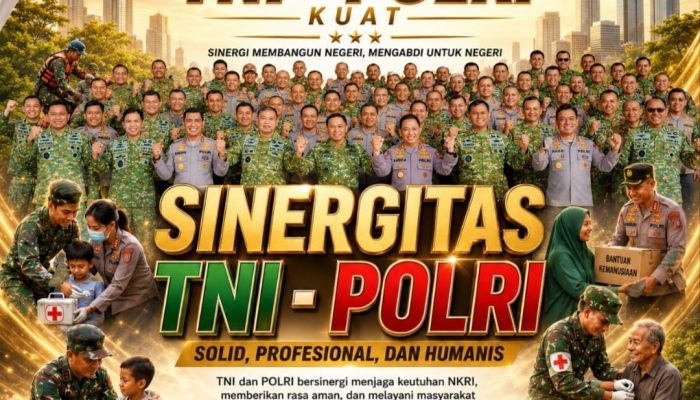 Sinergitas TNI–Polri Perkuat Stabilitas Nasional dan Pengabdian kepada Rakyat