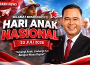 Hari Anak Nasional 2026, Ketum RABN Agus Winarno Serukan Perlindungan Anak dan Penguatan Generasi Menuju Indonesia Emas 2045