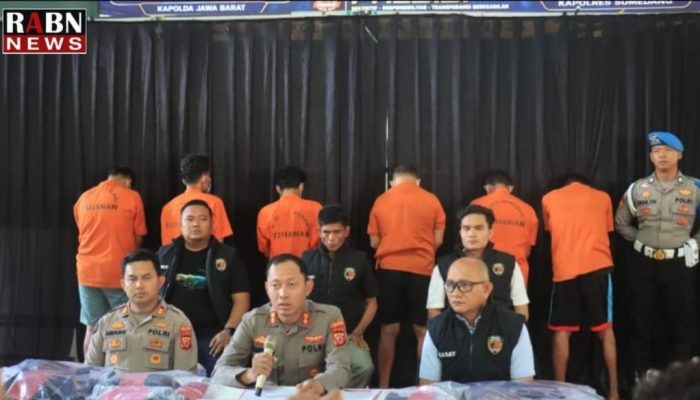 Polres Sumedang Gelar Press Conference,Ungkap Komplotan Curas dan Curat Lintas Daerah