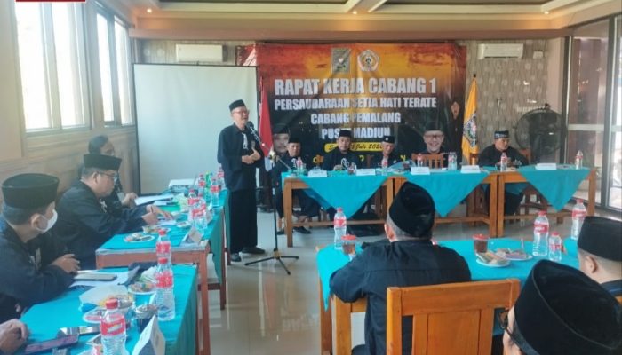 Rapat Kerja Cabang 1 Persaudaraan Setia Hati Terate (PSHT)Cabang Pemalang Pusat Madiun : Perkuat Persaudaraan dan Kontribusi Menjaga Kondusifitas Daerah