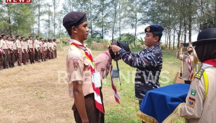 Danlanal Tegal Buka Perkemahan Korps Kadet RI, Tekankan Pembentukan Karakter dan Jiwa Kepemimpinan Generasi Muda