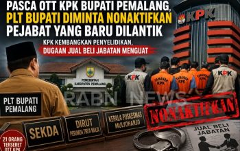 Pasca OTT KPK, Plt Bupati Pemalang Diminta Nonaktifkan Pejabat yang Baru Dilantik
