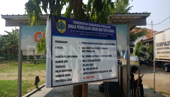 Di Tengah Sorotan KPK, Proyek Drainase Rp399 Juta di Pemalang Belum Tuntas, Pengawasan APBD Dipertanyakan