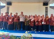 Kapolsek Randudongkal Dekat dengan Pelajar, 470 Siswa SMPN 4 Diajak Kenali Polisi sebagai Sahabat