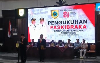 Paskibraka Kabupaten Pemalang 2026 Dikukuhkan, Plt Bupati Tekankan Karakter dan Nasionalisme