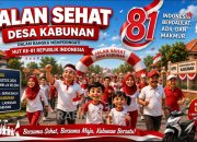 Semarak HUT Ke-81 RI, Desa Kabunan Gelar Jalan Sehat: Sehat Bersama, Rayakan Kemerdekaan dan Undian Berhadiah