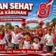 Semarak HUT Ke-81 RI, Desa Kabunan Gelar Jalan Sehat: Sehat Bersama, Rayakan Kemerdekaan dan Undian Berhadiah