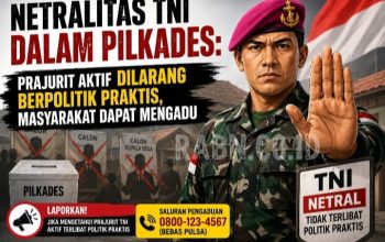 Netralitas TNI Dalam Pilkades: Prajurit Aktif Dilarang Berpolitik, Masyarakat Dapat Mengadu