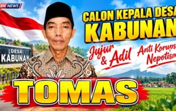 Menuju Pilkades Kabunan Tomas Teguhkan Komitmen Pengabdian, Usung Pemerintahan Desa yang Jujur dan Berintegritas