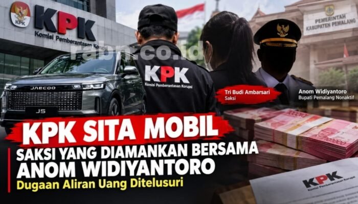KPK Sita Mobil Saksi yang Diamankan Bersama Anom Widiyantoro, Dugaan Aliran Uang Ditelusuri