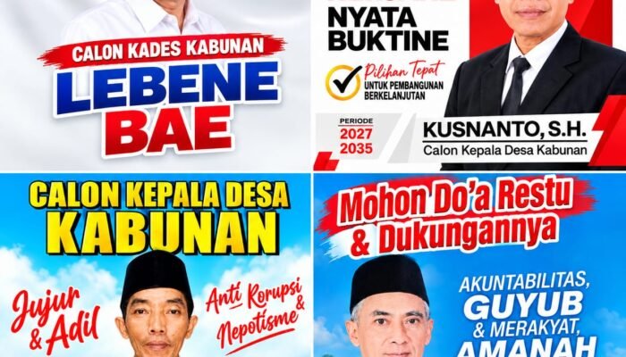 Tolak Jual Beli Suara dalam Pilkades Desa Kabunan 2026, Warga Dorong Demokrasi Damai dan Berintegritas