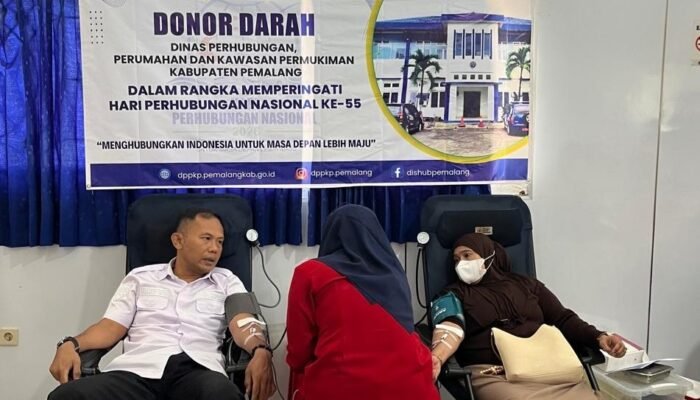 Harhubnas ke-55, Dishub Pemalang Perkuat Kepedulian Sosial melalui Donor Darah