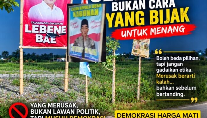 Merusak Sepanduk, Merusak Etika: Ketika Pilkades Mulai Kehilangan Akal Sehat
